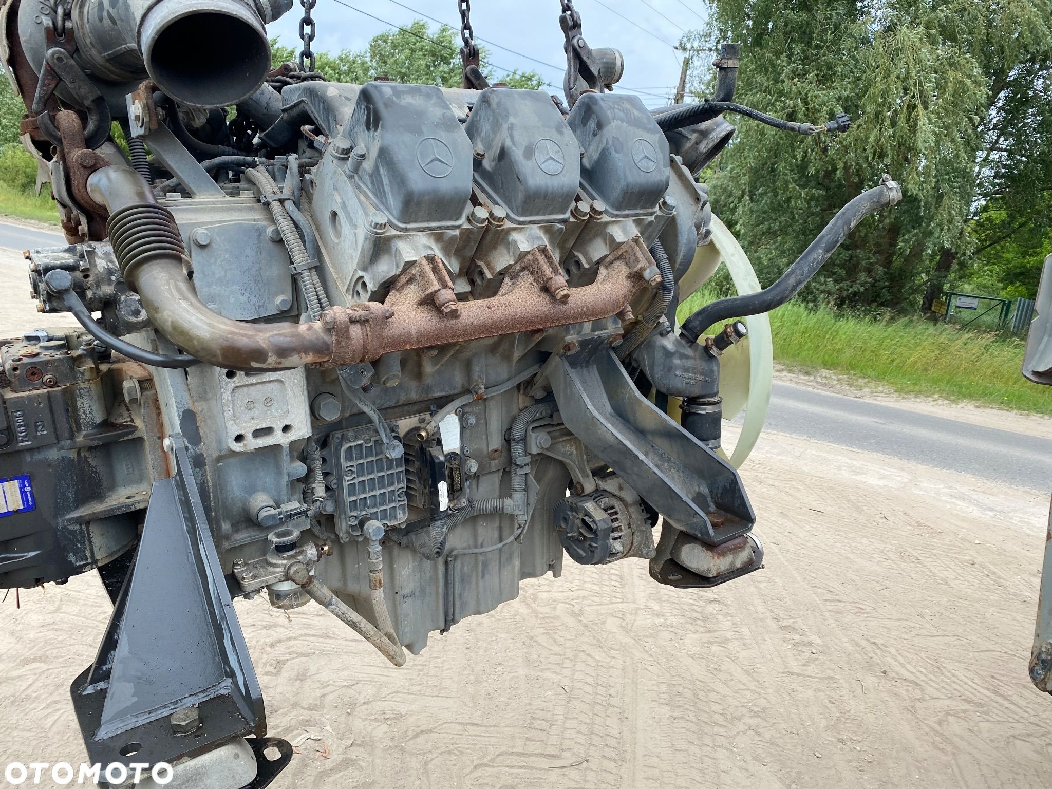 Silnik Mercedes V6 OM501LA Przesiewacz Rebak zamiatarka itp - 1