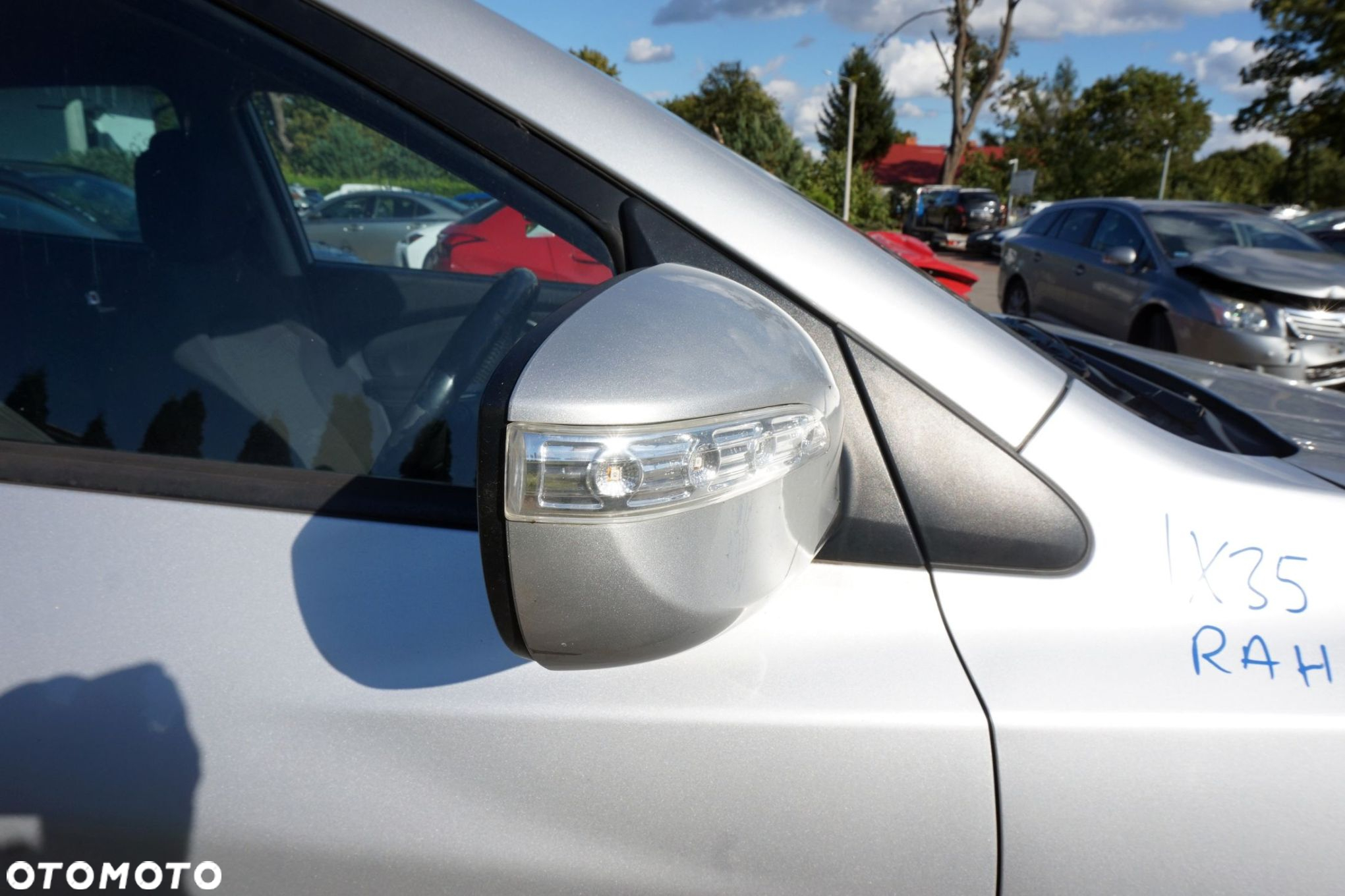 LUSTERKO ELEKTRYCZNE PRAWE IX35 I RAH 87620-2Y960 SREBRNY UK HYUNDAI 2009-2015 - 3