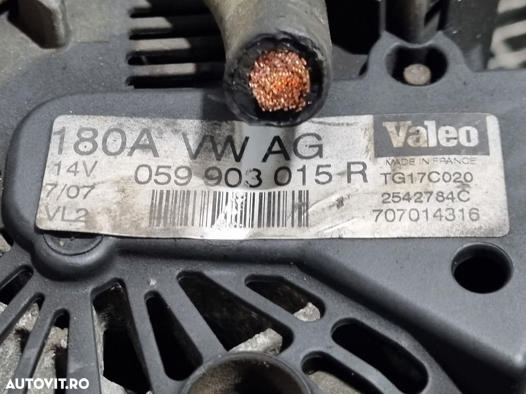Alternator AUDI Q7 3.0 2005 - 2009 233CP 2967CC BUG Euro4 (1214) Diesel 059903015R - 4