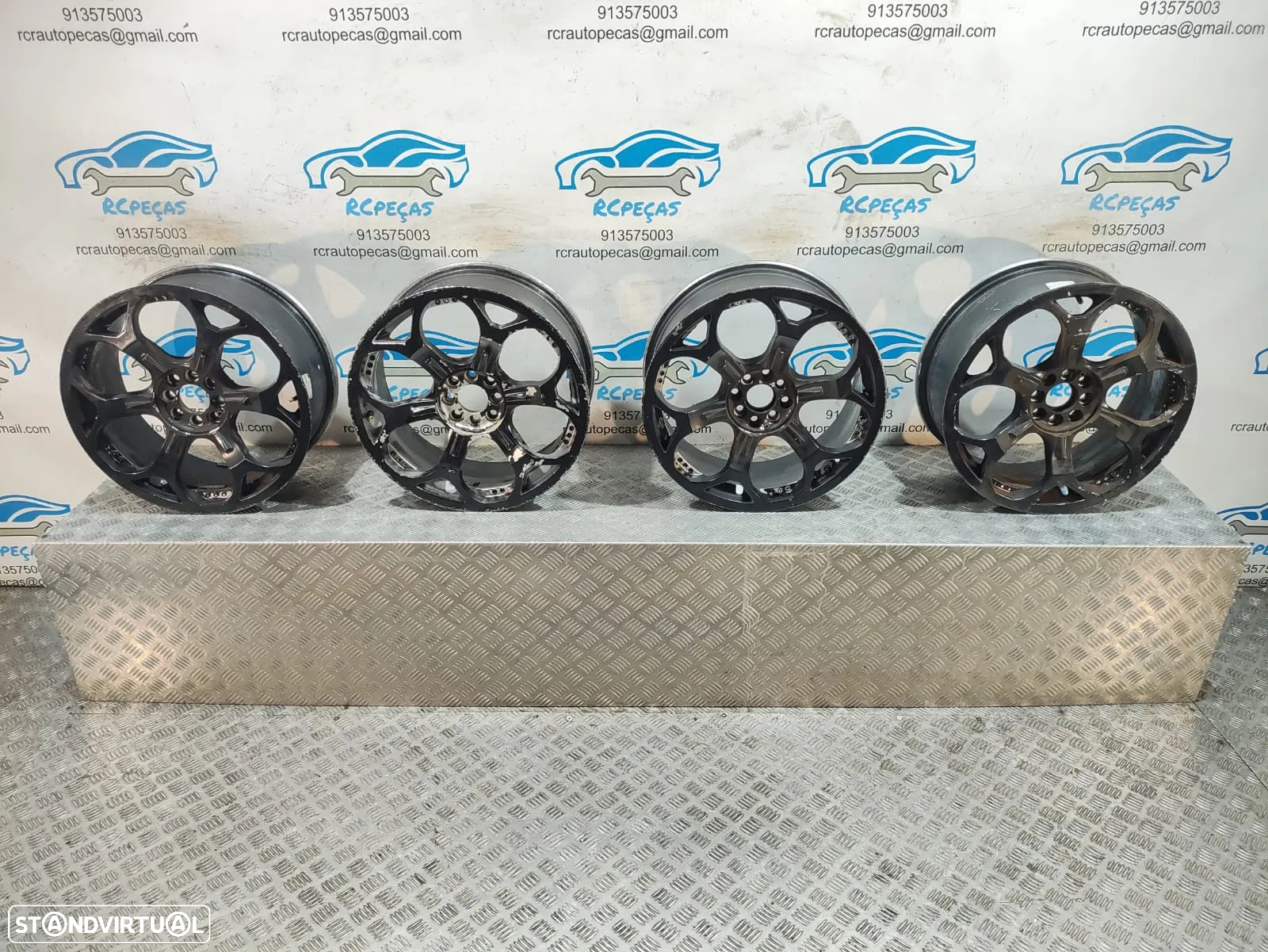 - Jantes 18 Polegadas Dupla Furação  - 4x100 + 4x108 - ET40 | 8,5J - Mini | Ford | Audi | Citroen | Peugeot | JCW | Honda | Mazda | Renault - 8