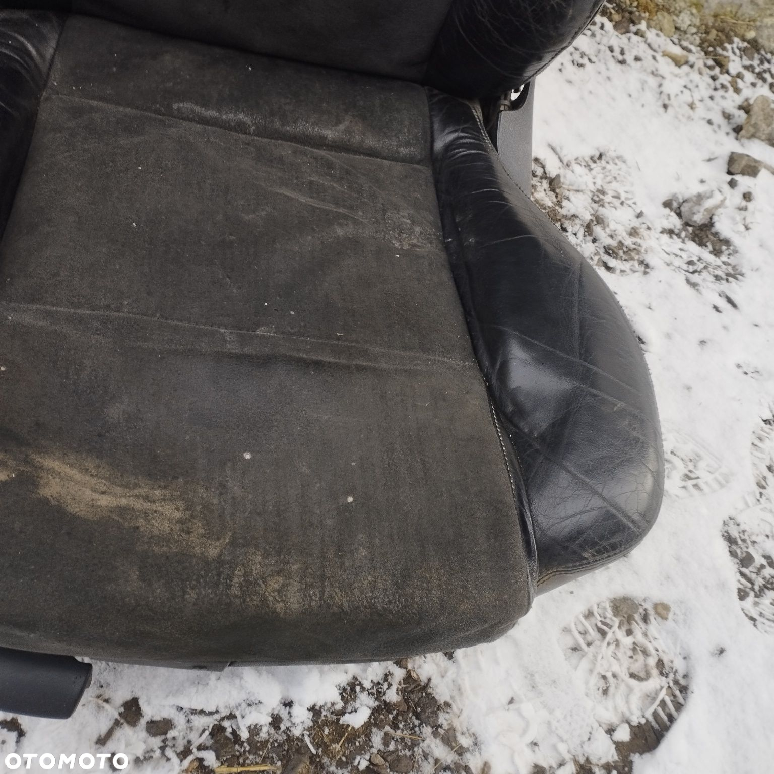 Volkswagen Passat B5 kombi komplet foteli pół skóra alcantara grzane - 4