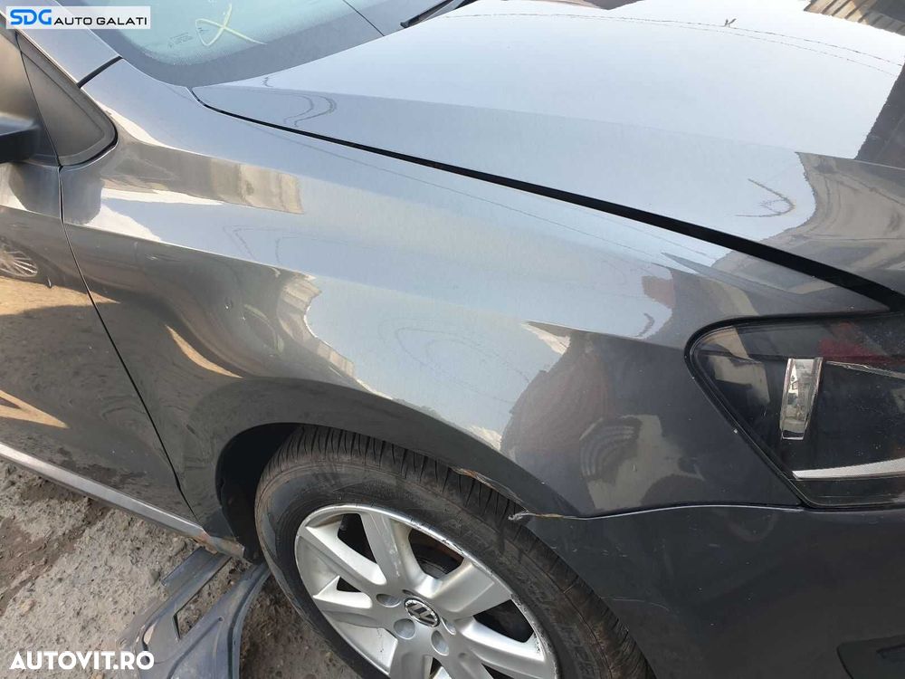 Aripa Dreapta Fata cu DEFECT Volkswagen Polo 6R 2009 - 2016 Culoare LD7R [1455] - 6