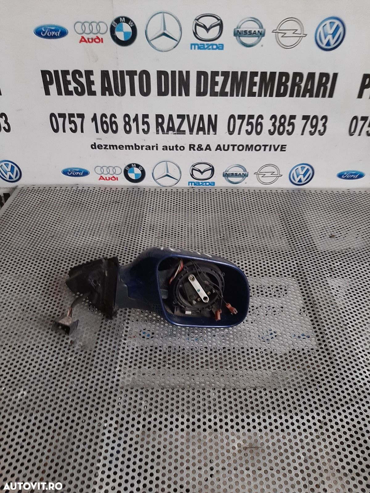 Oglinda Dreapta Audi A4 B5 Electrica Fata Sticla Vanduta De Firma Cu Garantie Livram Oriunde In Tar - 1