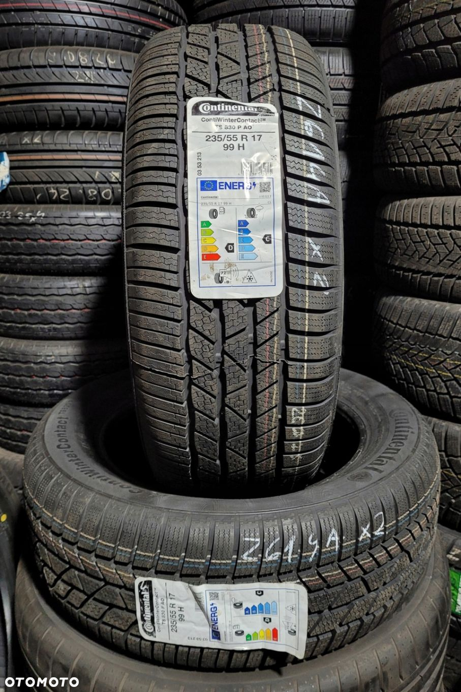 2x Continental ContiWinterContact TS830P 235/55R17 99H Z614A - 2