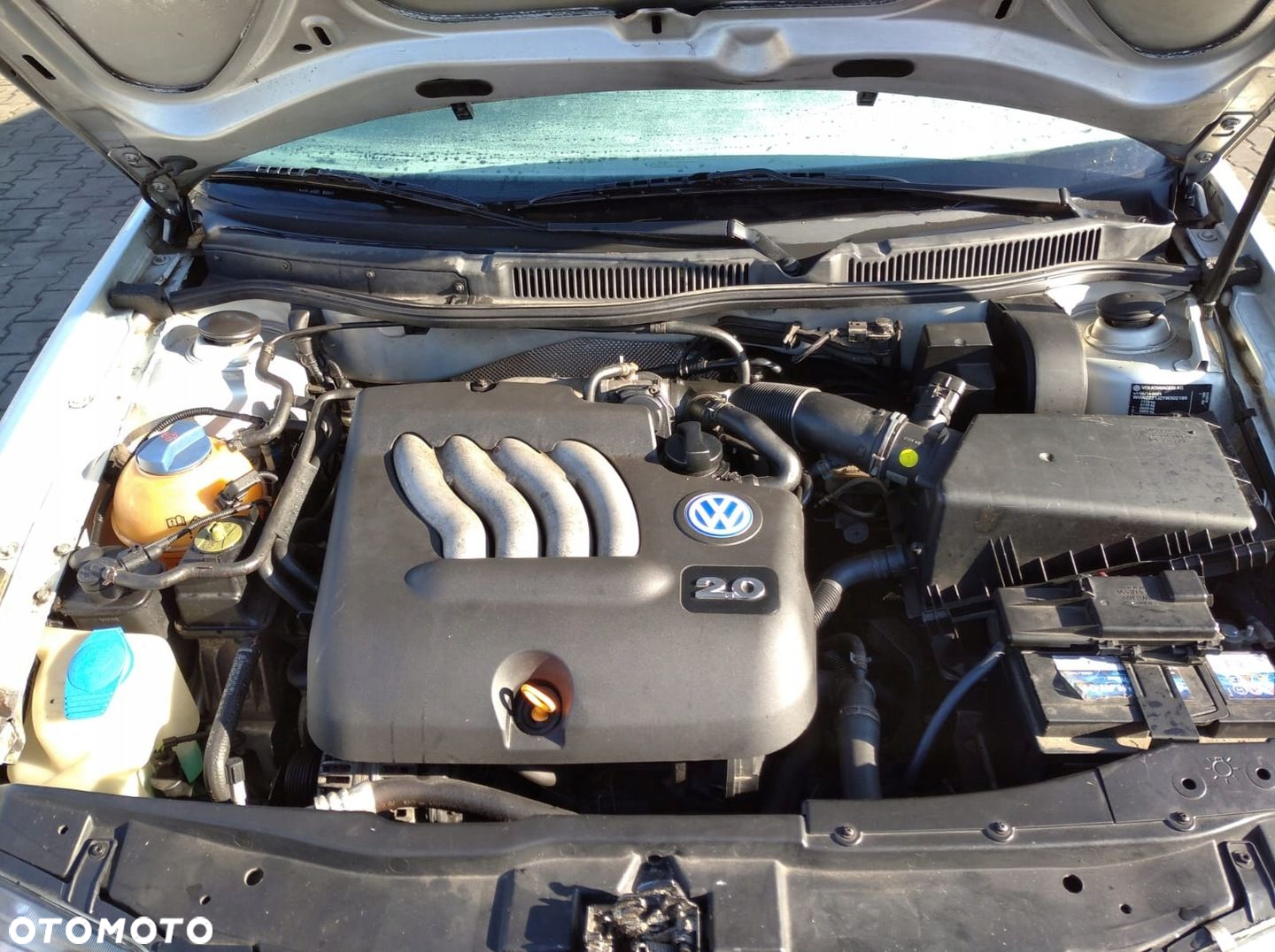 VOLKSWAGEN VW BORA GOLF 4 IV DRZWI PRAWE PRZÓD PRZEDNIE SREBRNE LB7Z - 12