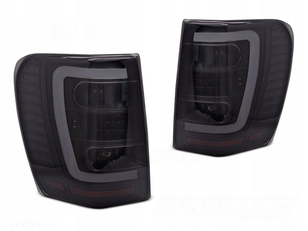 Lampy tyl 2sz Smoke Black Clear Tuning Led Jeep Grand Cherokee WJ 1999-2005 - 1