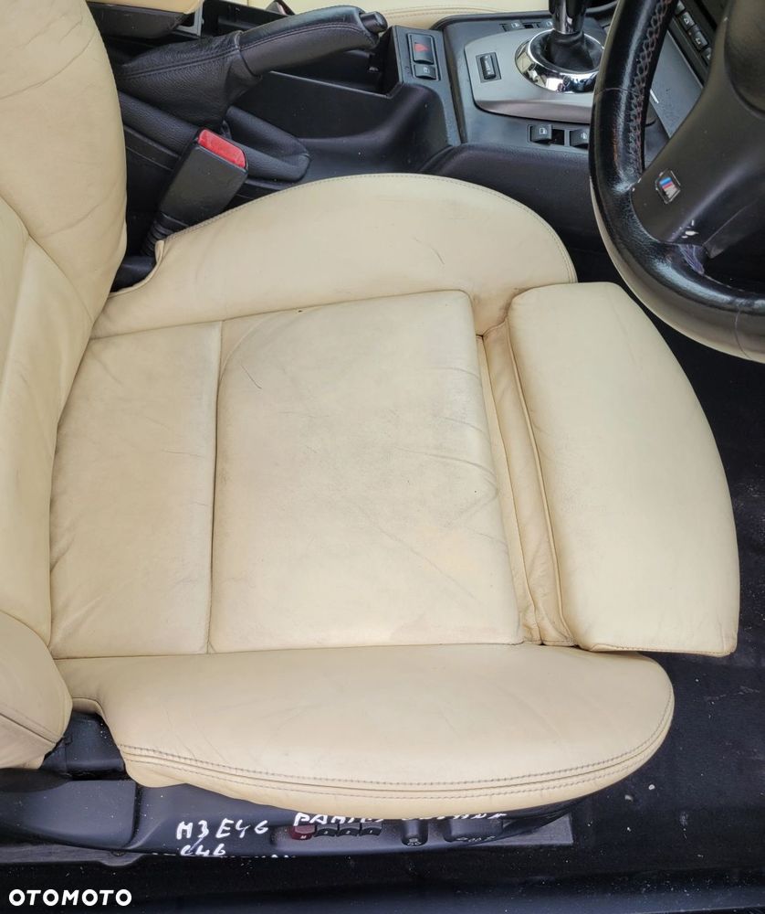 FOTELE KANAPA BOCZKI BMW E46 M3 CABRIO KOMPLET PAMIĘĆ GRZANE INDIVIDUAL - 3