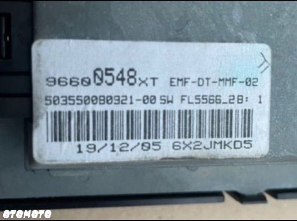 96600548xt Wyświetlacz nawigacji citroen C3 lift - 3