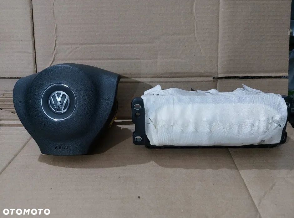 Poduszka kierowcy pasażera airbag Volkswagen Passat B7 komplet - 1