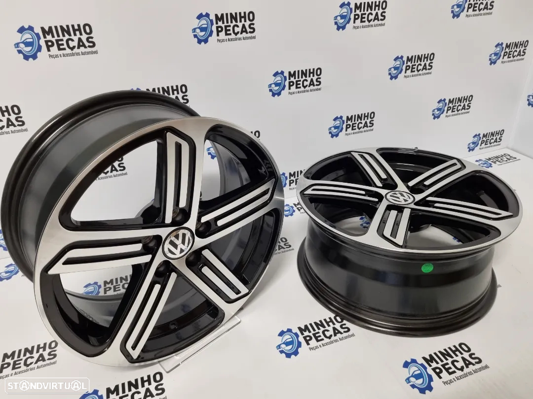 Jantes Golf R400 em 16 (5x100) Preto Polido - 6