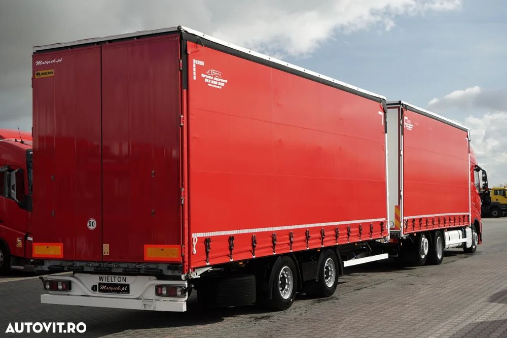 Volvo FH 460 / COMBINAT TANDEM / 120 M3 / TRANSITION / I-SAVE / I-PARK COOL / DIRECȚIE CU AX RIDICAT / WIELTON - 3