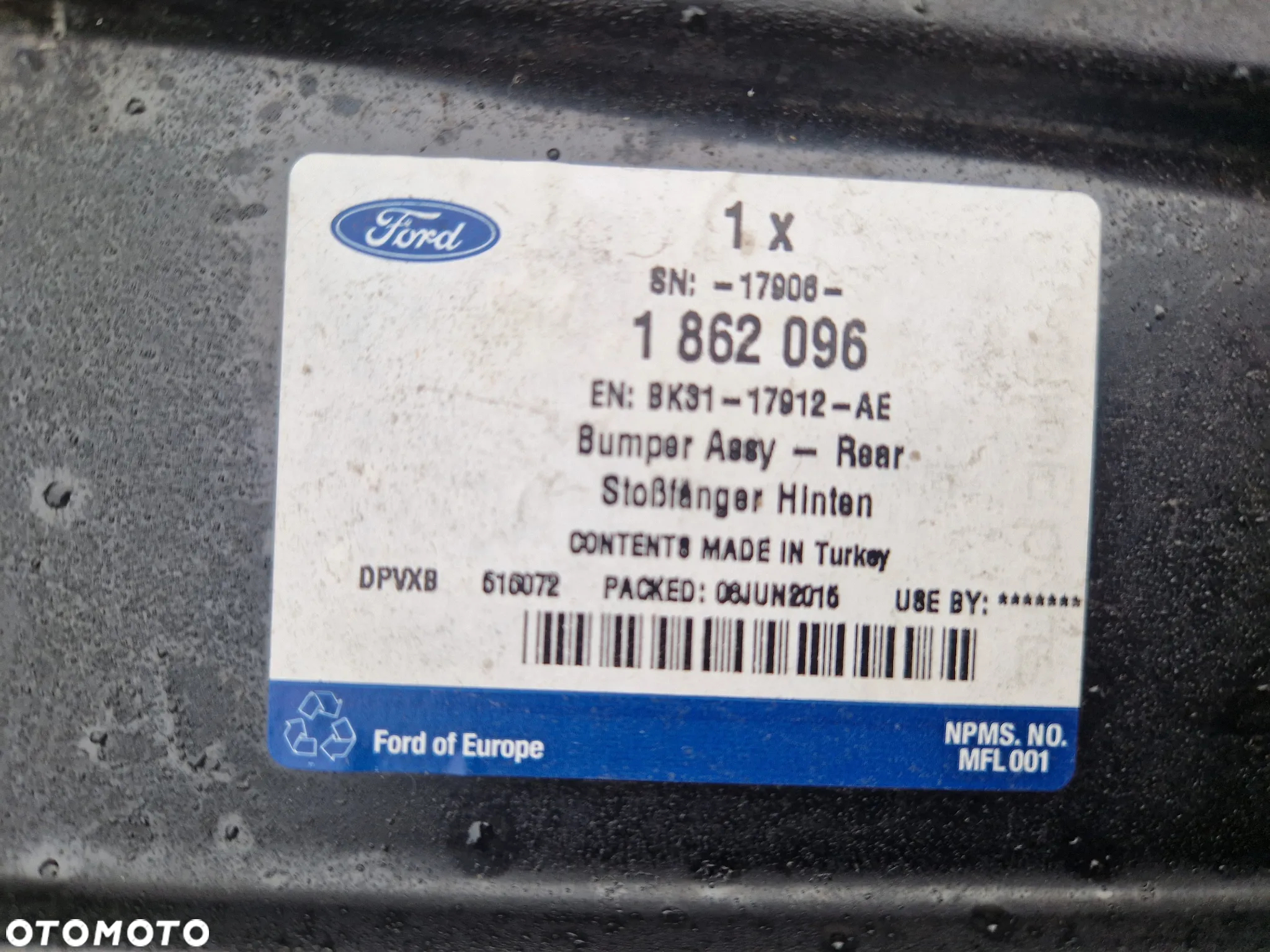 Ford Transit MK8 stopień belka tył BK31-17912-AE - 8