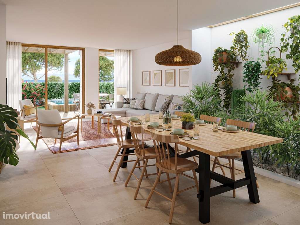 Apartamento T2+1 com vista Mar em condomínio fechado, Porto Covo - Grande imagem: 3/20