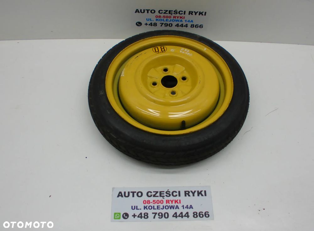 Toyota Yaris III Koło Dojazdowe 4x100 4Jx15 115/70r15 - 1
