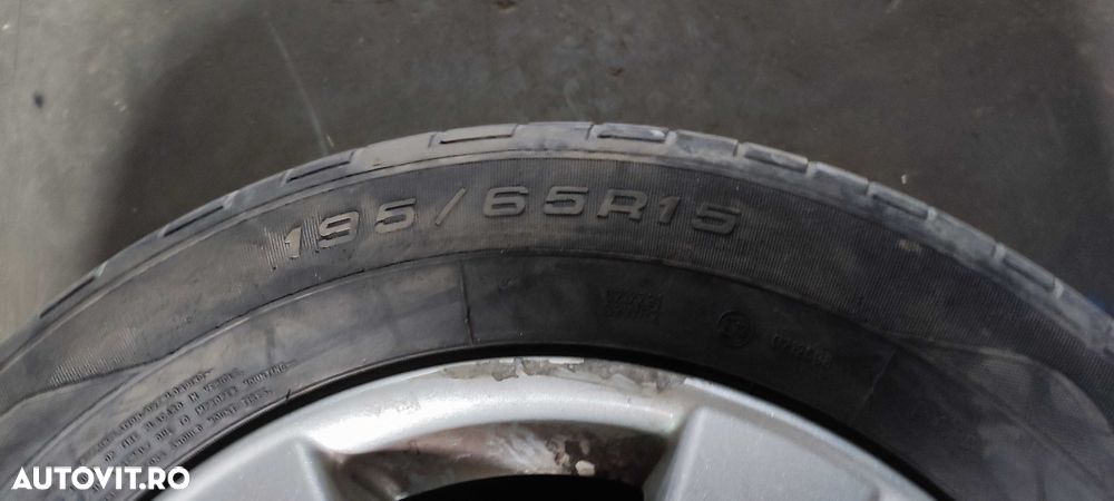 Janta aliaj 195 65 15 vokswagen vw golf 5 6 touran 3 buc - 5