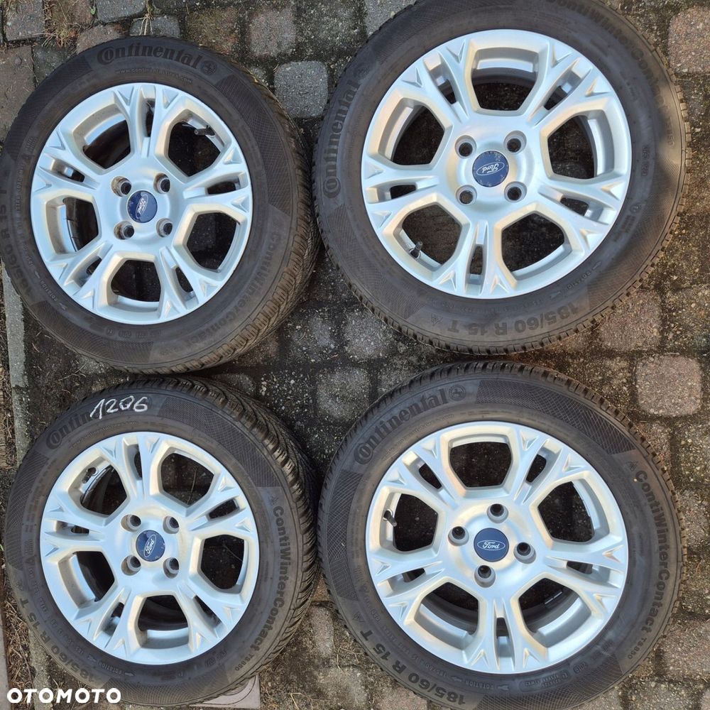 ZIMA KOŁA 15 ORYGINAŁ FORD FIESTA B MAX FOCUS KA 185/60 R15 CZUJNIKI - 1