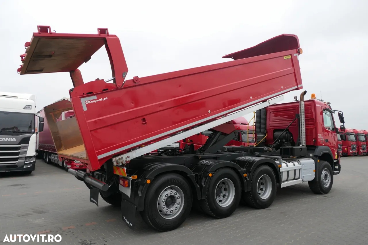 Volvo FMX 450 / 8x4 / 2 PAGINI. CAMION BASCULANTE / TRIDEM / AXIE DE DIRECȚIE LIFTARE / BORDMATIC / HYDROCLAP / 2016 - 5
