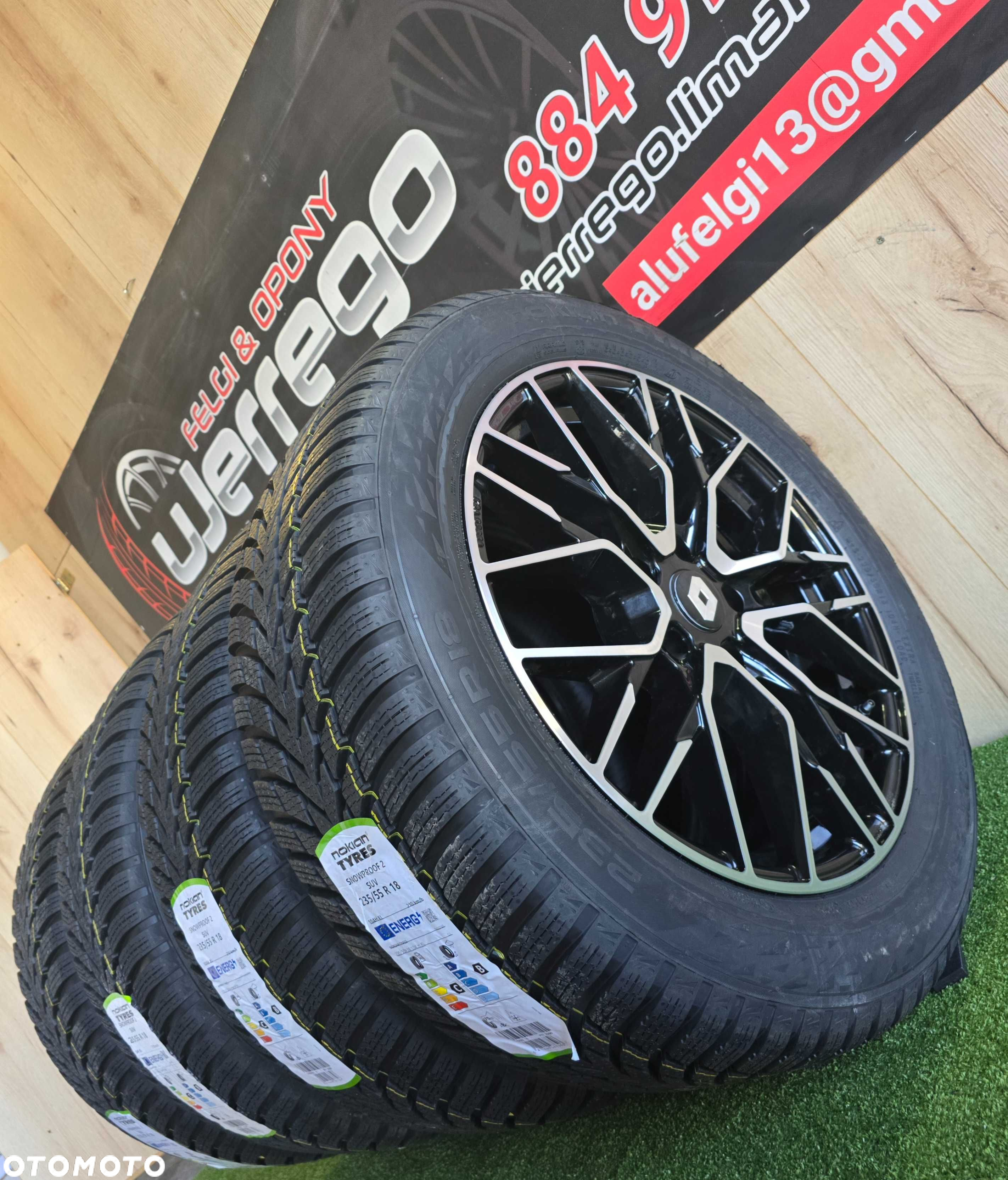 Koła Zimowe Renault Austral 18x5x114,3 Nokian SnowProof 2 235/55/R18 - 2