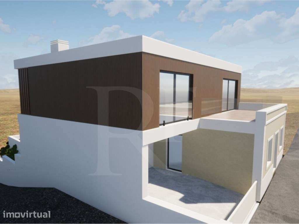 Moradia T3 com projeto aprovado e vista mar na Areia Branca - Grande imagem: 3/21