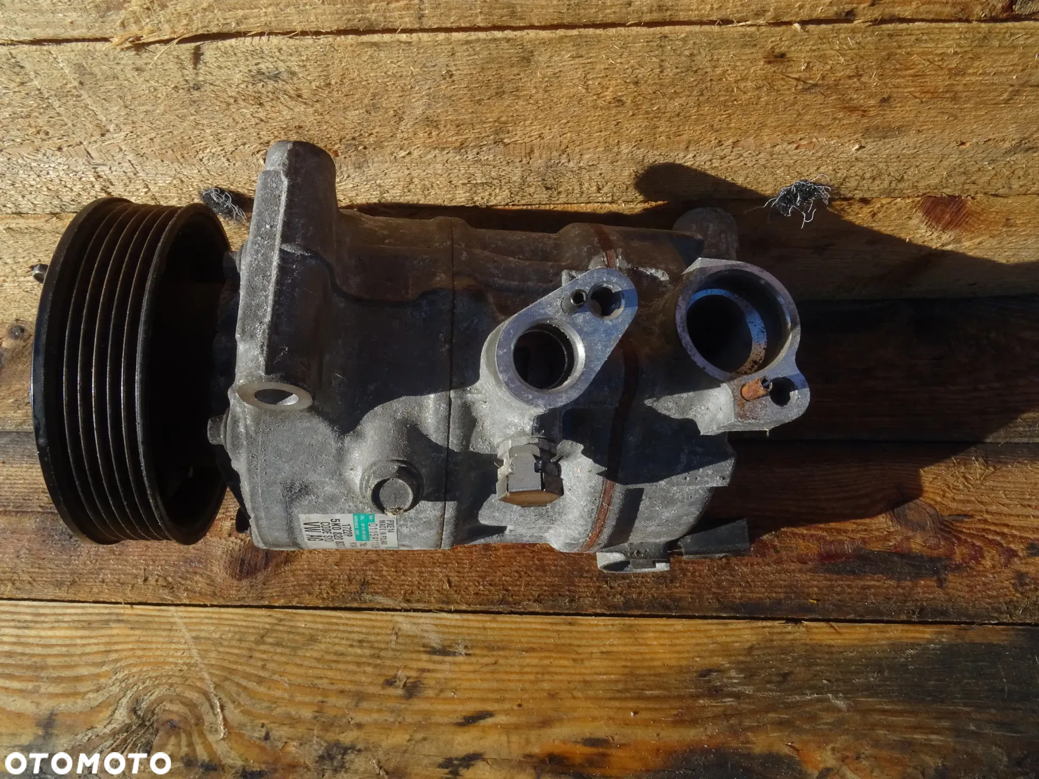 SPRĘŻARKA KLIMATYZACJI SKODA FABIA II 1.2 TSI AUDI VW CBZ 5K0820803C - 6