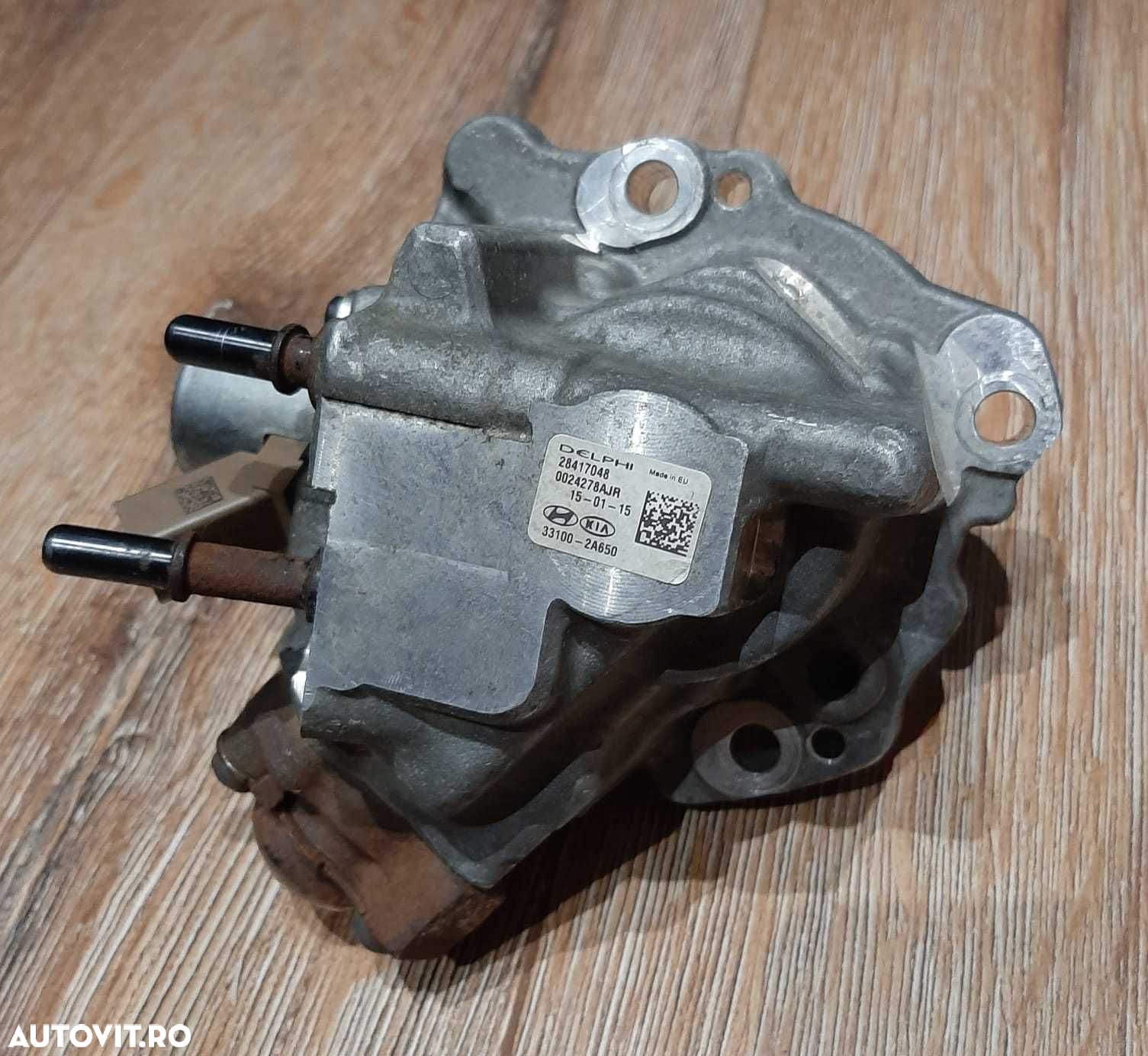 Pompa inalta presiune Delphi cod 28417048 Hyundai Kia 1.1 CRDI testata - 3