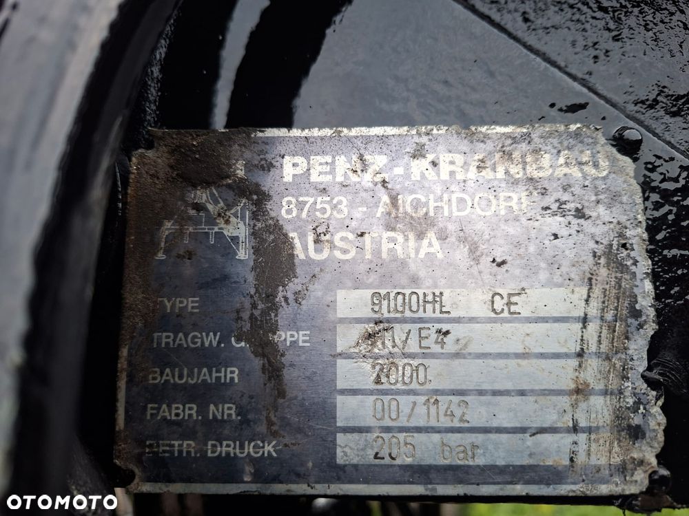Hds Penz 9100H 2 wysuwy 2000 rok do drewna drzewa lasu - 12