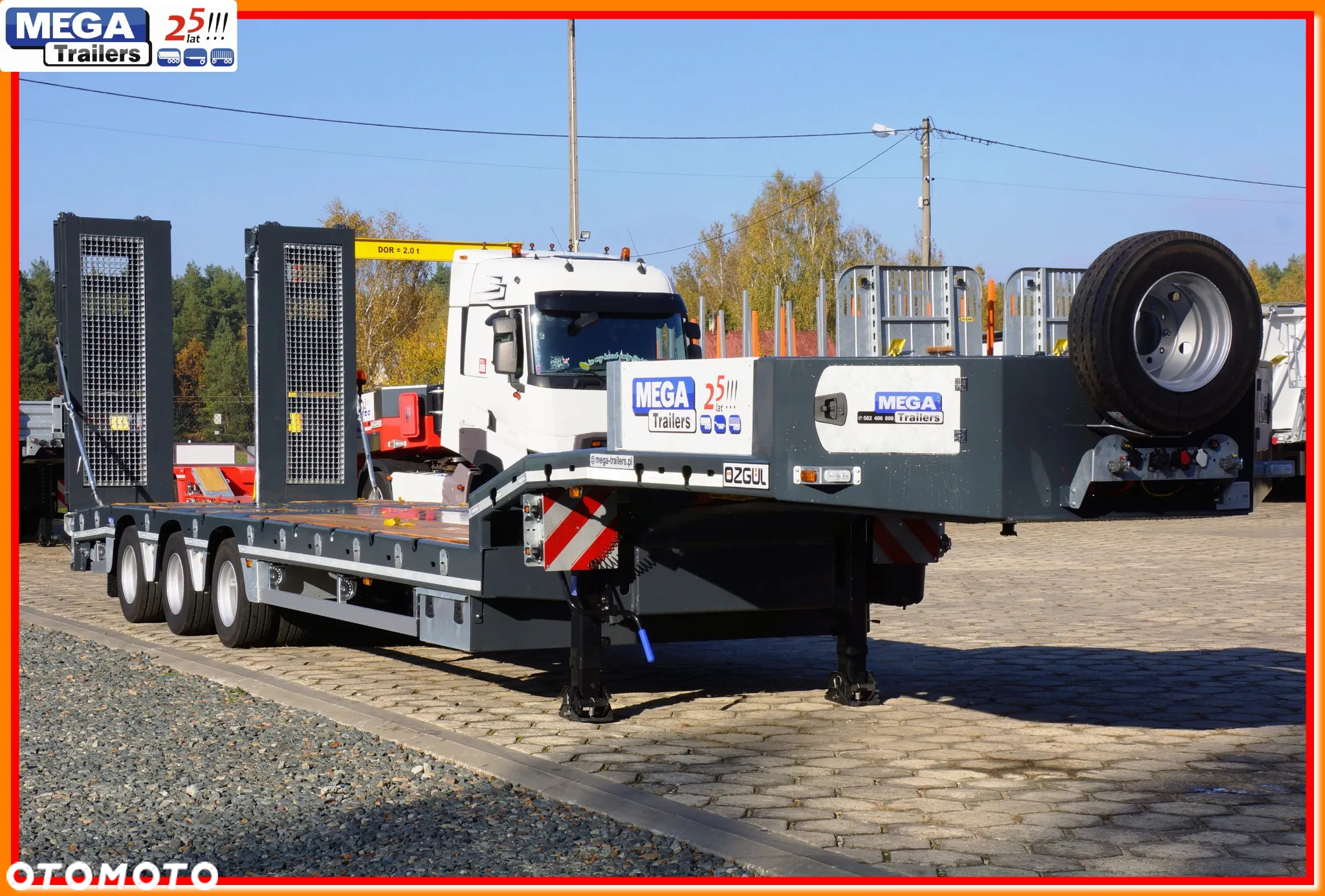 Mega SEMIK 3-osie,  do ciągnika 6x4,  ład. 46 Ton HOMOLOGACJA COC (UE) !!! - 8