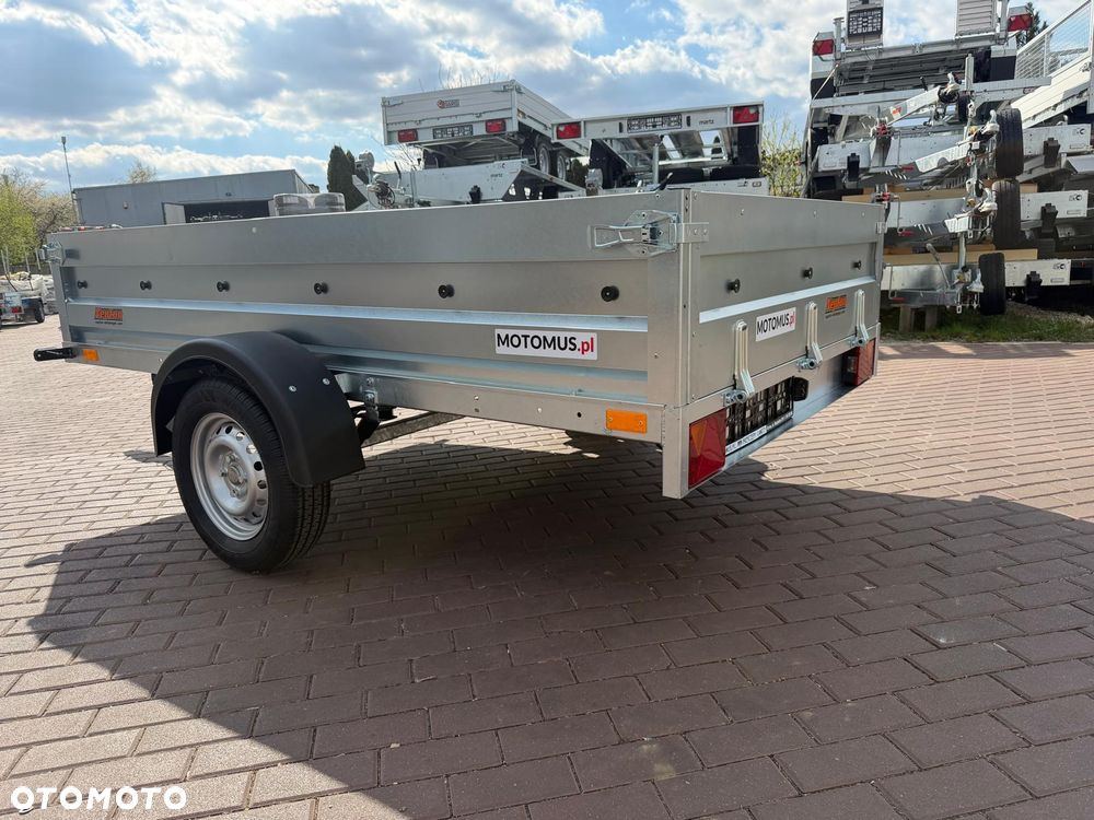 Neptun Przyczepa Neptun N7-253 HOBBY RESOR 253x150x40 1 osiowa resor+amortyzator wysokie burty quad traktorek atv Wrocław Borowa - 3
