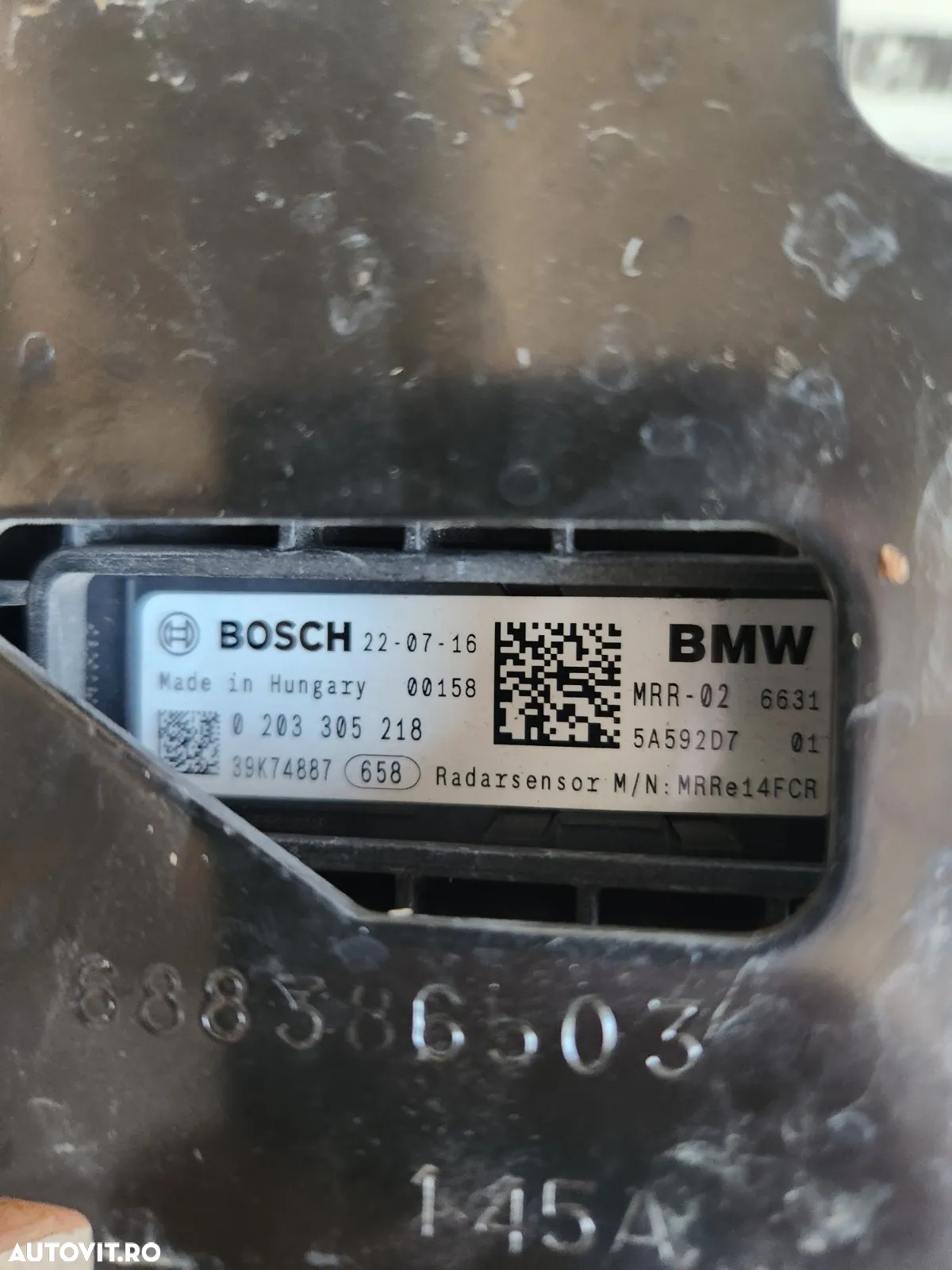 Senzor Radar Distronic MRR-02 ACC Bmw G20 G21 G22 G23 G42 G29 G01 G02 Cod 5A592DT Dezmembrez Bmw G42 M2 M240I B58B30B Automat Xdrive - Dezmembrari Arad - 6