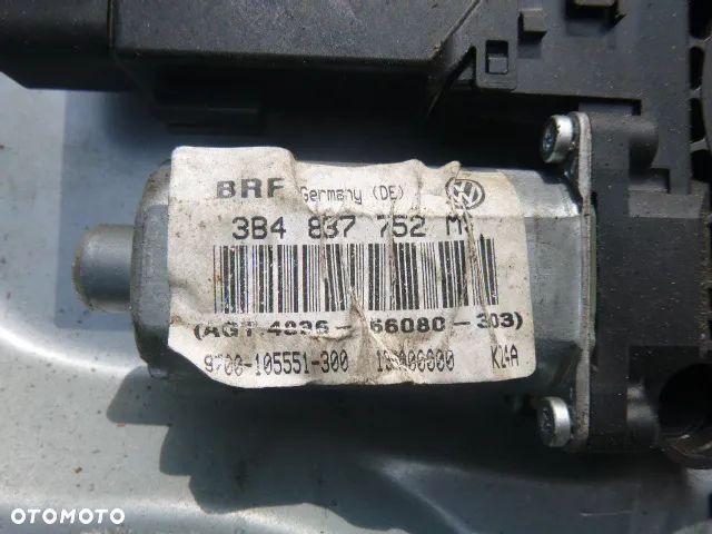 PODNOŚNIK SZYBY PRAWY PRZÓD PRAWY PRZEDNI VOLKSWAGEN PASSAT B5 LIFT - 5