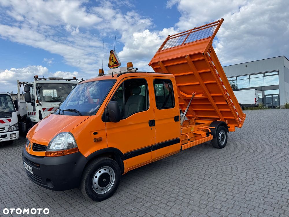 Renault Master Wywrotka brygadowka 7 osób doka  2008. 2.5DCi  Kiper I wł. Wywrot - 1