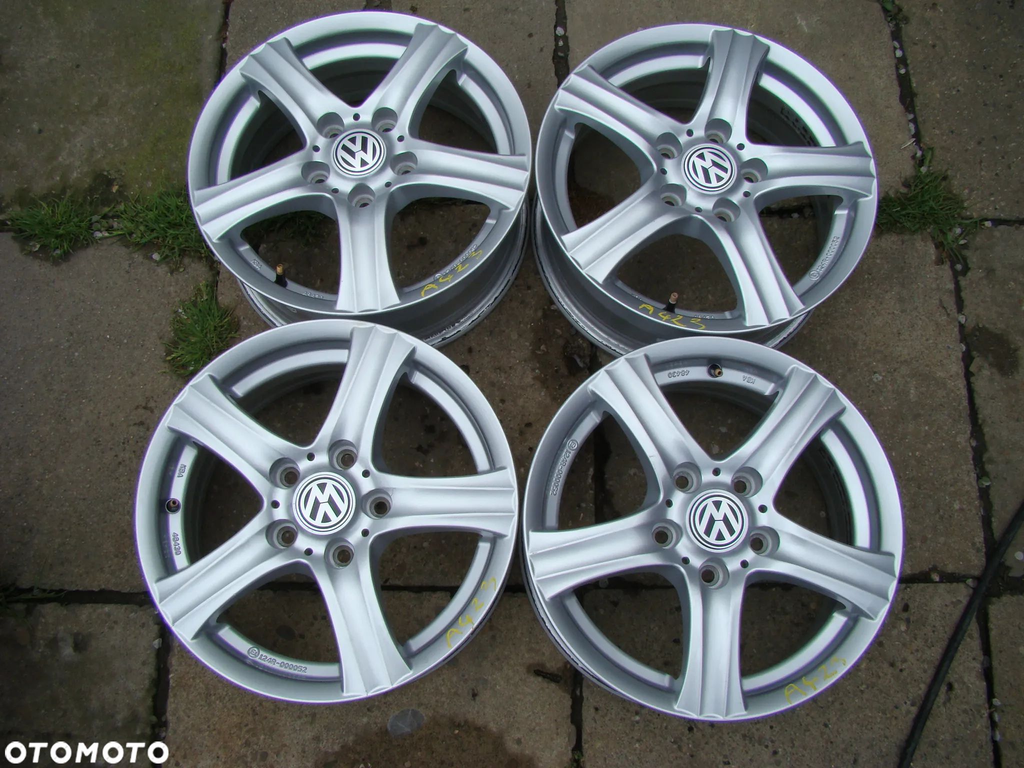 a423 5x112 VW Transporter Caravelle Multivan T4 Caddy 6jx15 - 1