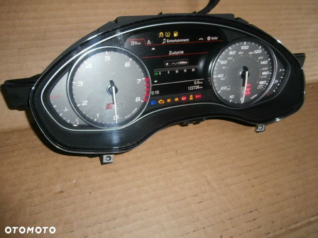 LICZNIK AUDI A6 C7 S6 4G0920981M ACC DISTRONIC NIGHT VISION MONTAŻ OCHRONA KOMPONENTU BENZYNA - 5
