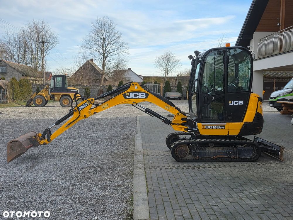 JCB JCB 8026 mini koparka 3 łyżki szybkozłącze 1 wł sprowadzona serwisowana idealna 8025 - 14