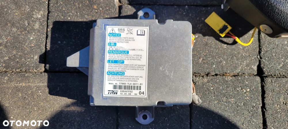 Honda accord VIII 12r lift Deska rozdzielcza pasy bezpieczenstwa poduszki europa - 8