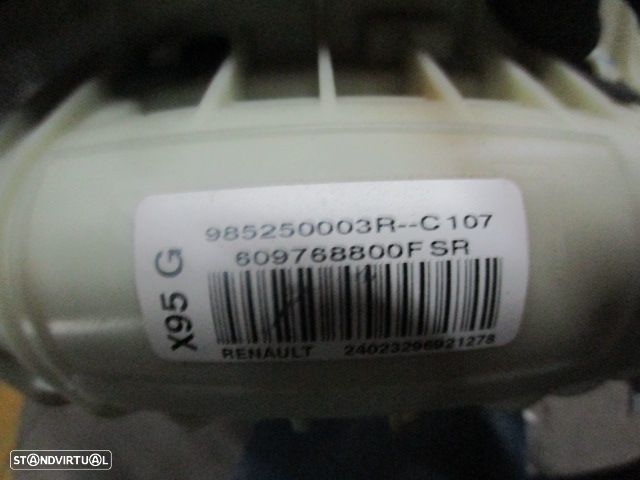 Kit Airbags 985100007RC 6105228FXF 285581365R 985250003R 609768800F  RENAULT MEGANE 3 PHASE 1  2010 1.5DCI 110CV 5P PRETO PRETO - 8