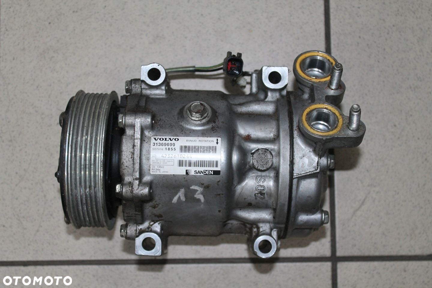 VOLVO V60S60V70S80 SPRĘŻARKA KLIMATYZACJI 31369699 - 1