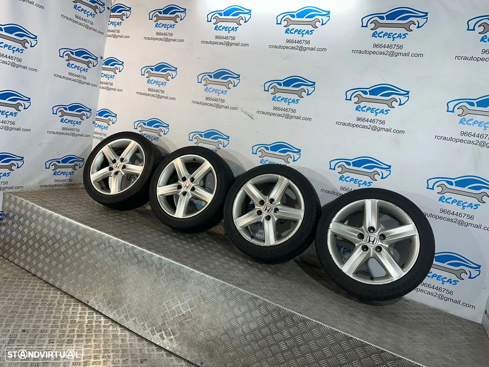 .Conjunto Jantes 17 Originais Honda Civic MK8 VIII ET55 7J 5x114.3 SMR770A - 1