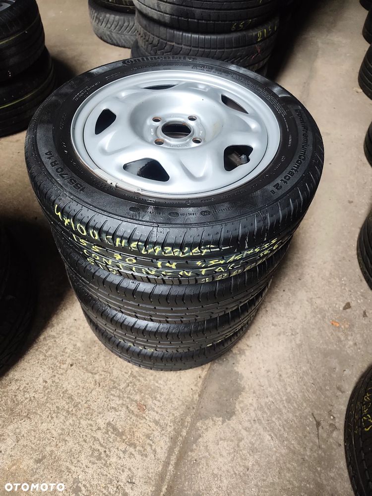 4x100 Felgi Stalowe Stal 14 Koła letnie lato CHEVROLET SPARK 5,5mm Legnica ALU-RAD 155/70 - 2