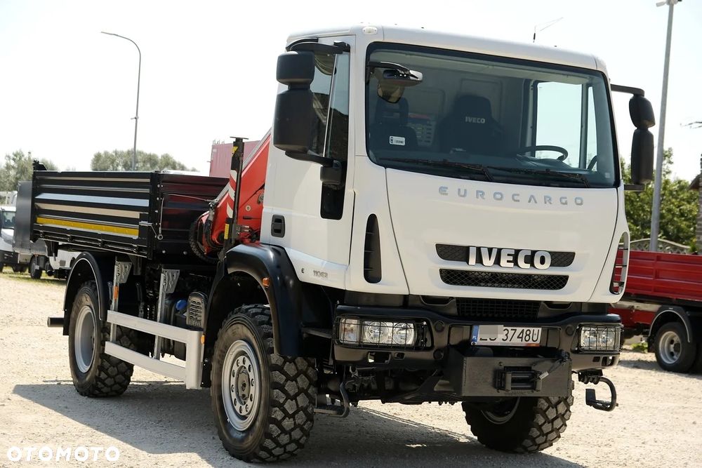 Iveco EUROCARGO 4x4 110E22 *WYWROT 3-STRONNY + HDS FASSI F80 * - 13