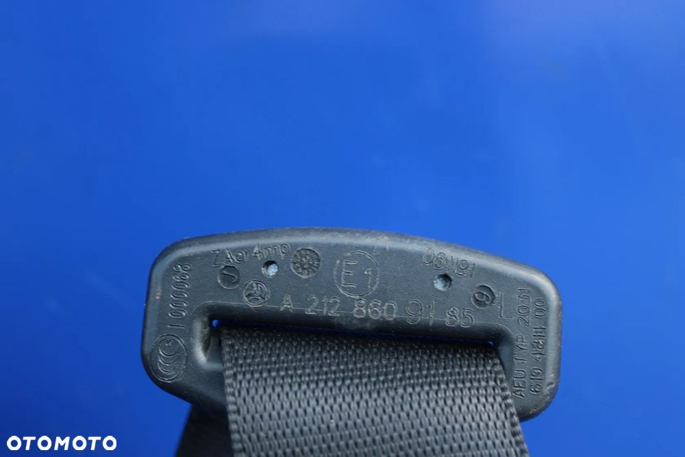 Pas bezpieczeństwa przedni przód lewy OE Mercedes W212 Lift A2128609185 - 5