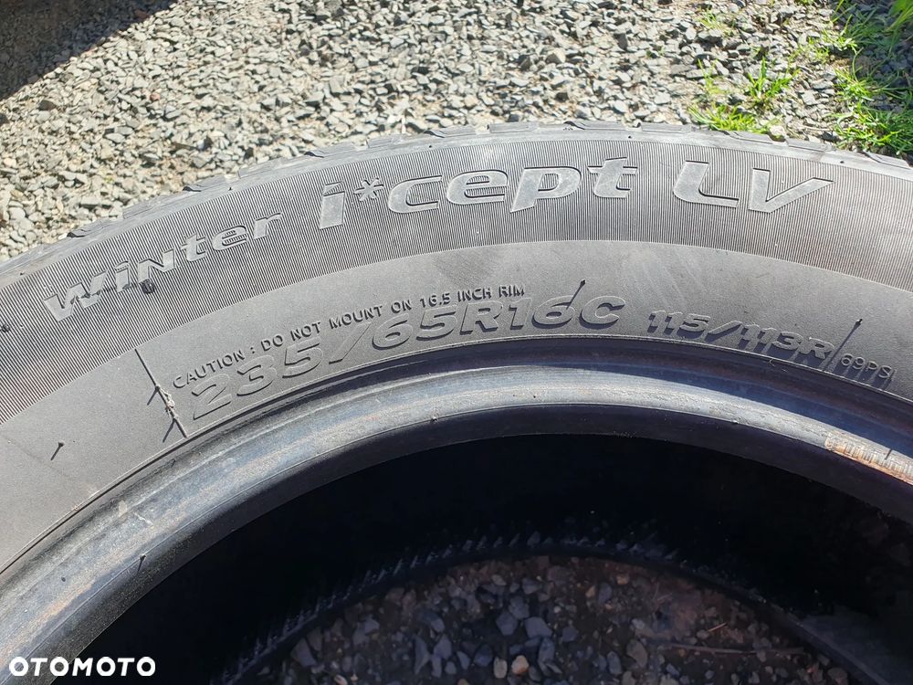 2x OPONA HANKOOK WINTER I*CEPT LV 235/65/R16C 115/113R 2019r 6.5 i 7mm - 6