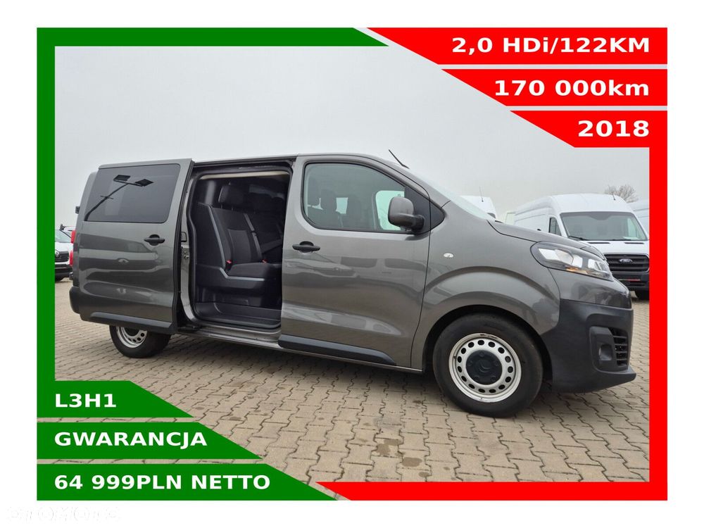 Citroën Jumpy L3H1 *64999zł NETTO* Brygadówka 6 osób ExtraLong 2,0HDi/122KM - 1