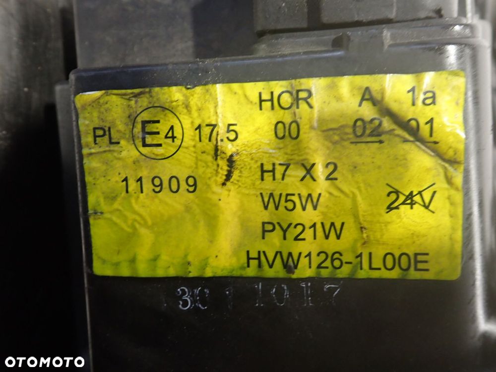 LAMPA LEWA PRZEDNIA VOLKSWAGEN PASSAT 1.9 HVW126-1L00E - 3