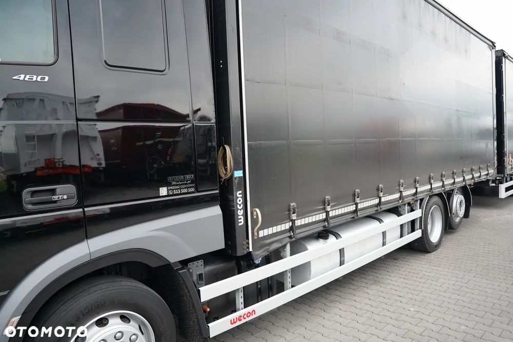 DAF XF 480 / ZESTAW TANDEM 120 M3 / PRZEJAZDOWY / KLIMA POSTOJOWA / 7,7 M + 7,7 M / WECON / 2022 ROK - 10