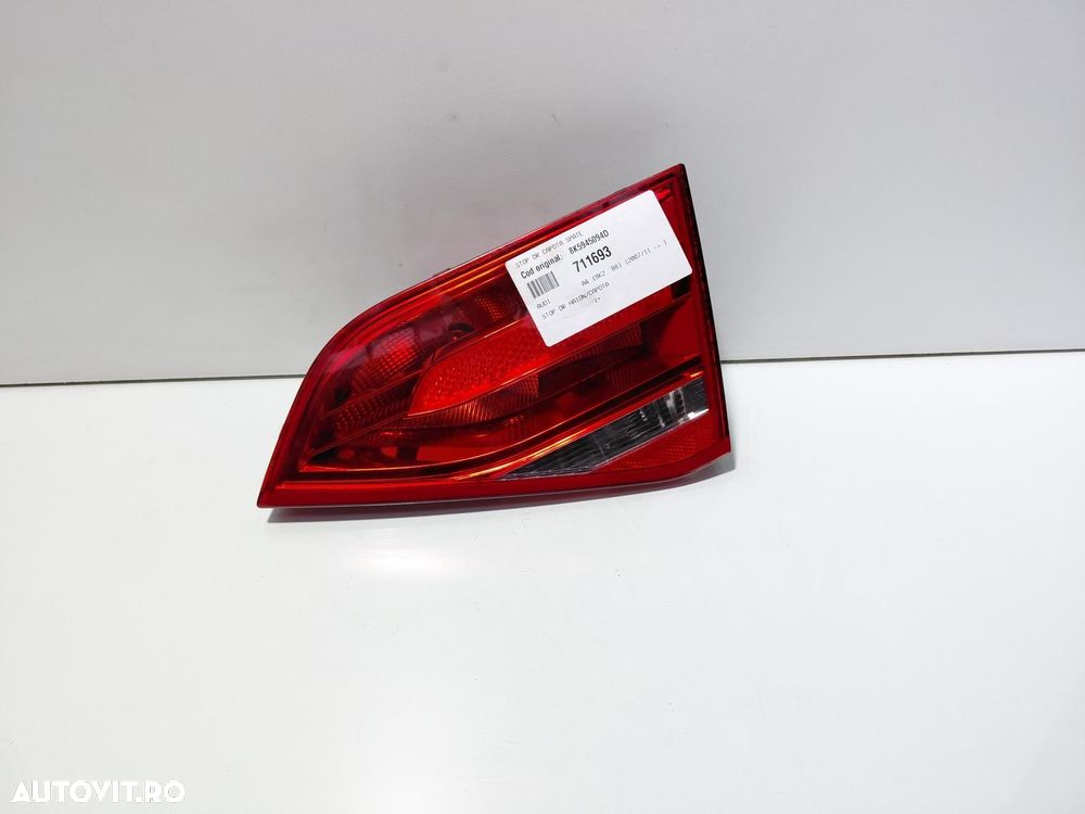 Stop dreapta capota spate, cod 8K5945094D, Audi A4 (8K2, B8) (id:711693) - 1