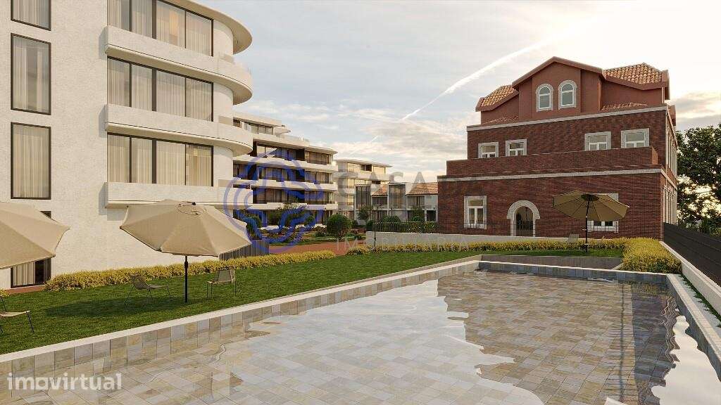 T2 Novo em Condomínio Privado com Piscina e Ginásio | Mafamude, Vila N - Grande imagem: 3/23