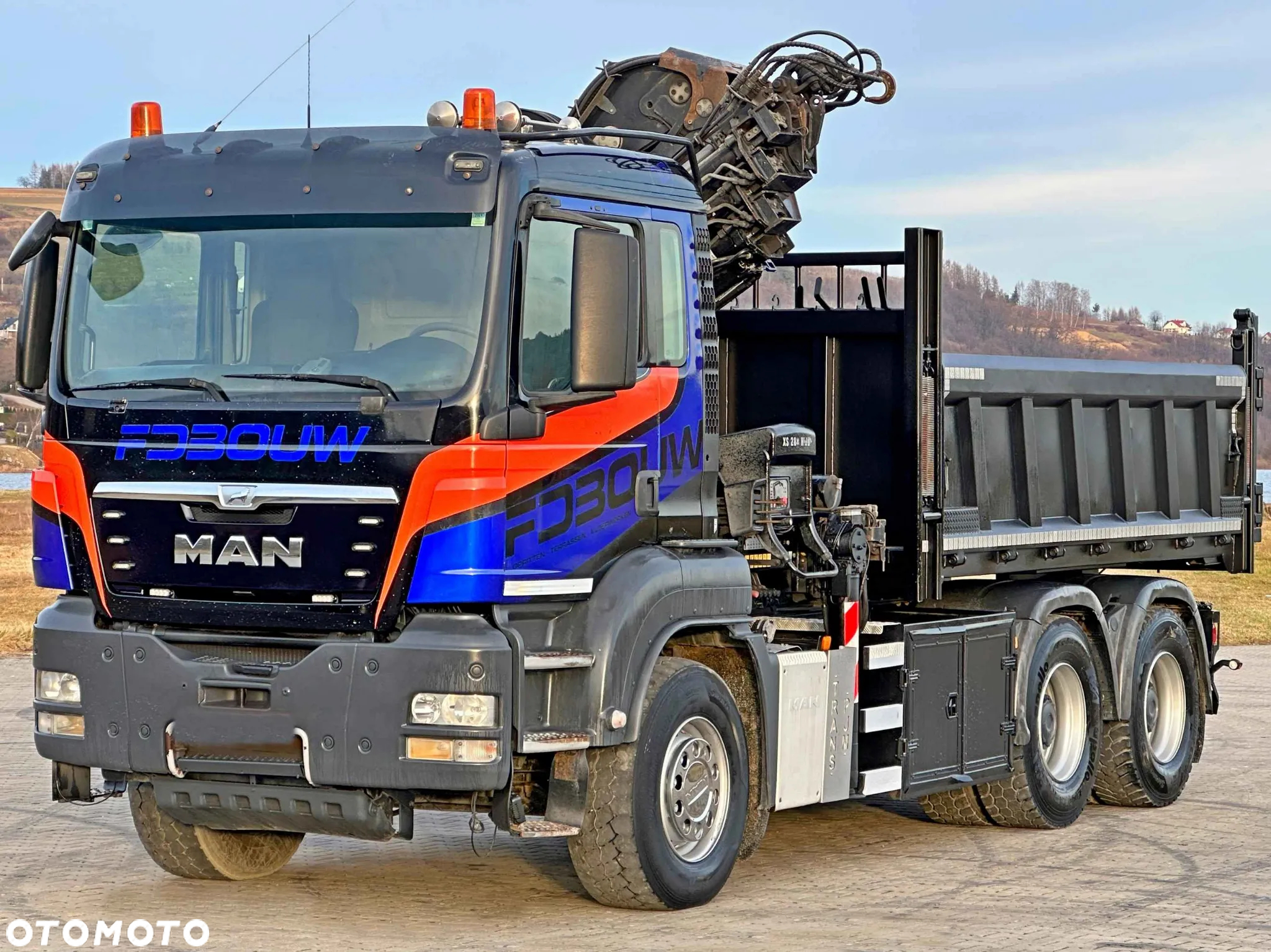 MAN TGS 33.480 * WYWROTKA 4,20 m * HIAB 288 EP - 4 HIDUO + PILOT / 6x4 - 4