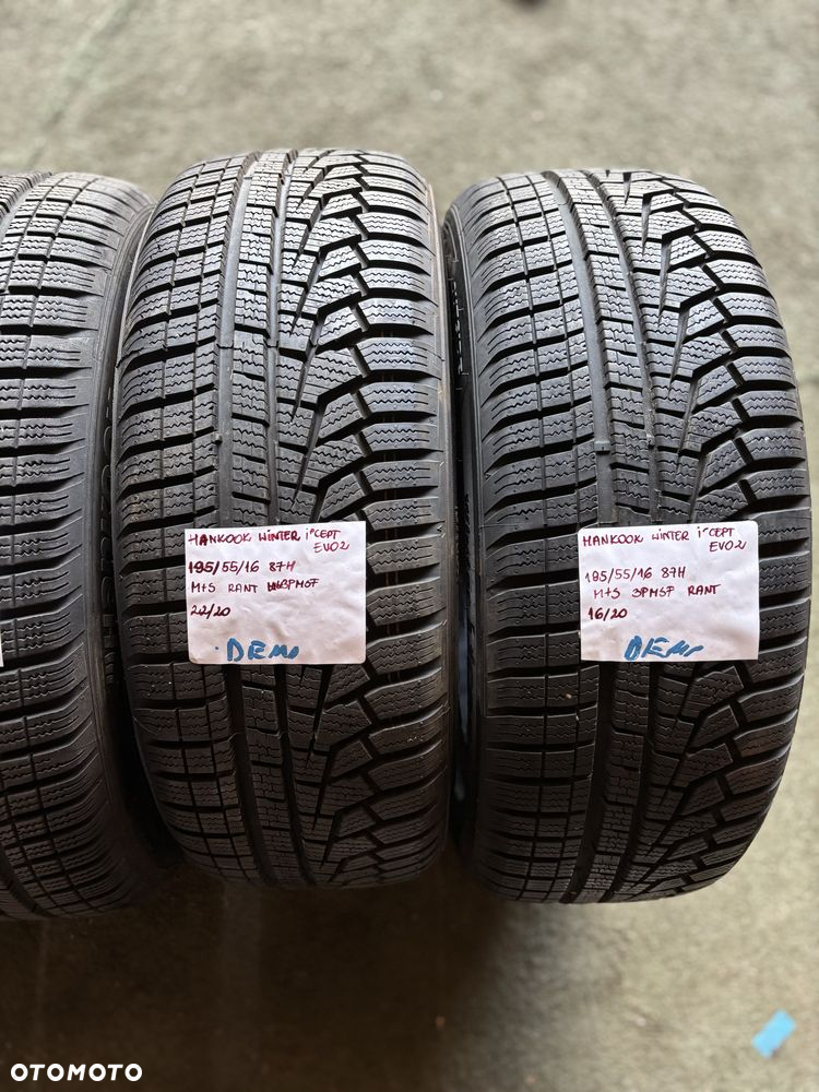 4x 195/55R16 87H HANKOOK WINTER I*cept EVO2 opona zimowa M+S 3PMSF RAN - 3