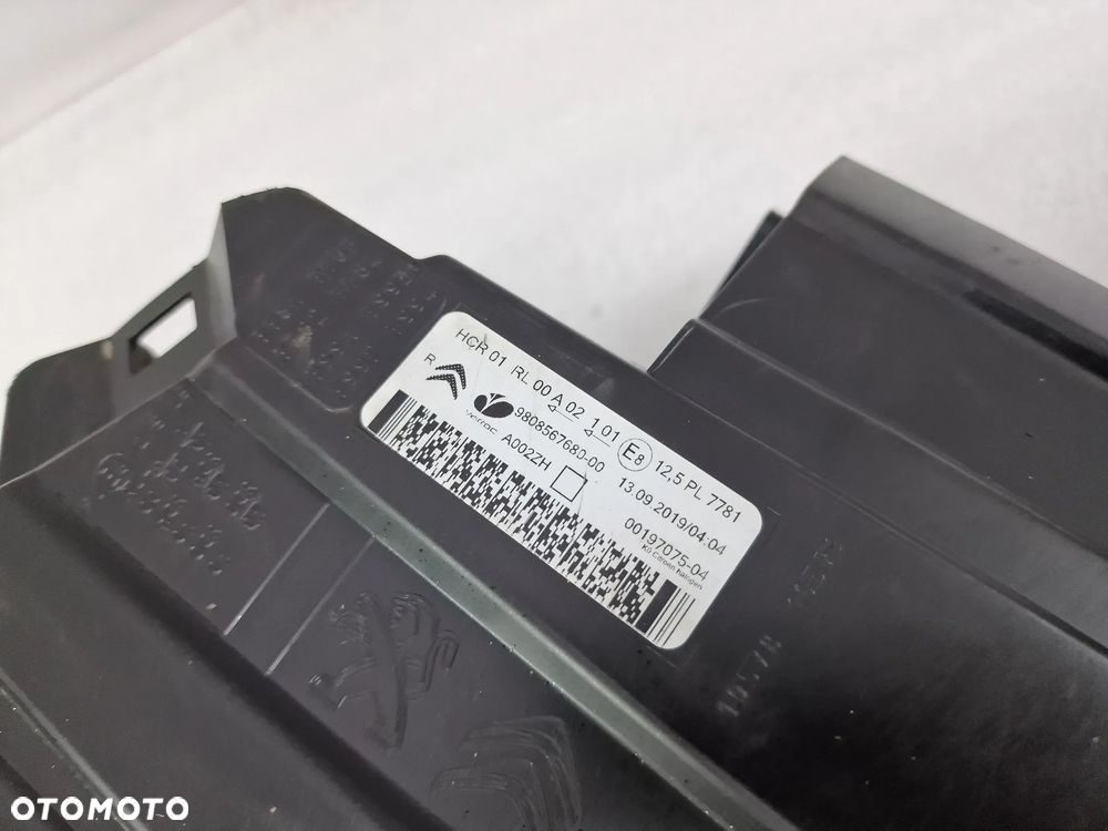 CITROEN JUMPY 3 III 16- LEWA / PRAWA LAMPA PRZEDNIA PRZÓD , NR 9808567680 / 9808567780 , NR AUKCJI LA383 - 8